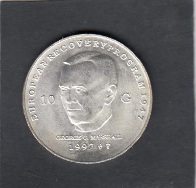 Beschrijving: 10 Gulden MARSHALL